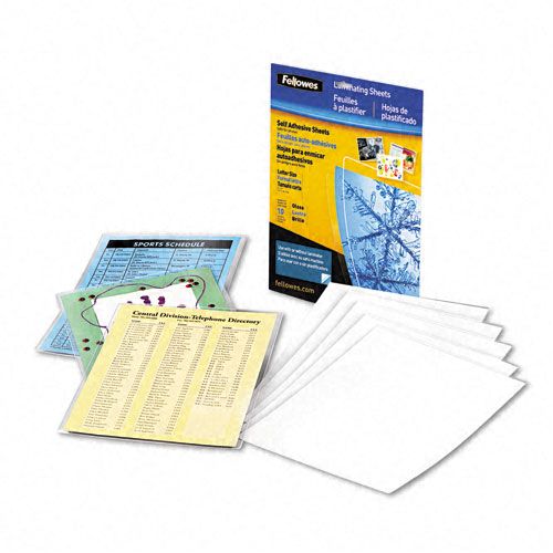 Fellowes Self Laminating Sheets 3mm 9 x 12 50box