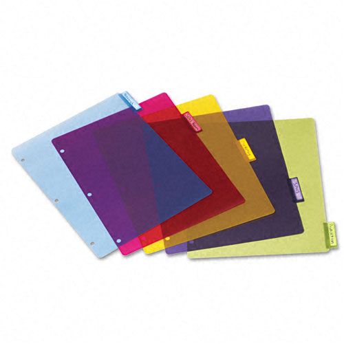 Cardinal Poly Index Dividers for Ring Binders