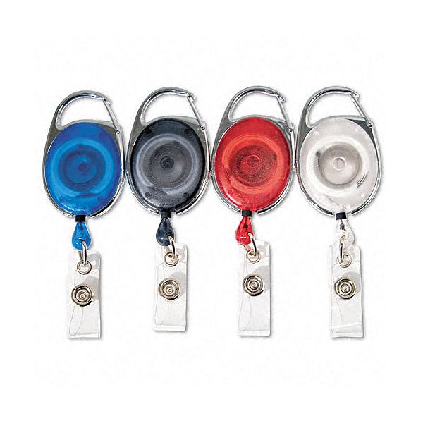 Advantus Carabiner-style Id Card Reel AVT75552