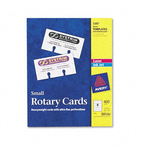 Avery LaserInk Jet Rotary Cards