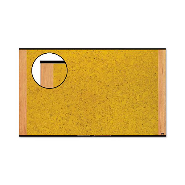 3m Cork Bulletin Board, 48 X 36, Light Cherry Frame MMMC4836LC