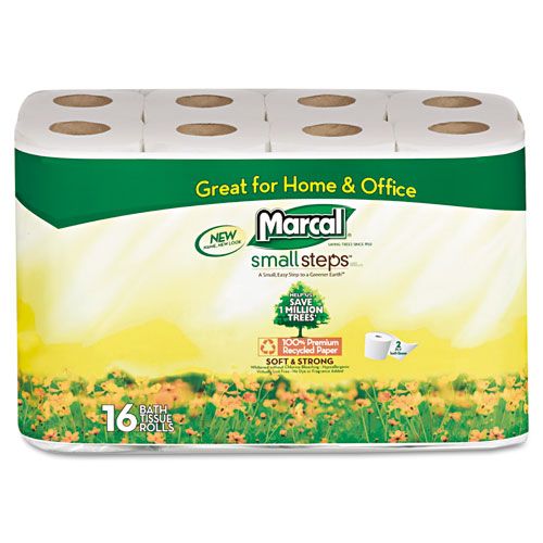 Marcal Bathroom Tissue, 168 Sheets/Roll, 96 Rolls/Carton at Kmart.com