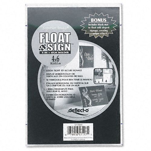 deflect o Superior Image Float A Sign 4 in 1 Sign Holder
