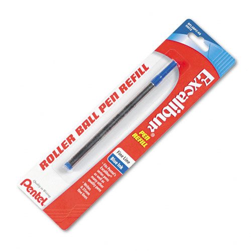 Pentel Universal Refill for Roller Ball Pens Fine Blue