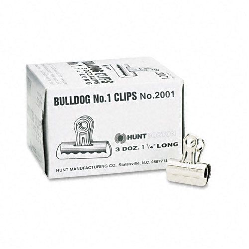 Boston Bulldog Clips 71634 Capacity x 1 1434 36Box