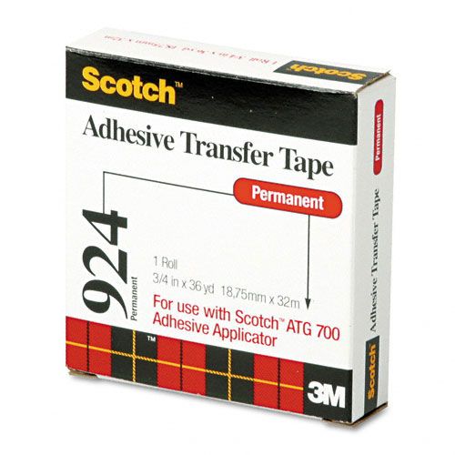 Scotch Adhesive Transfer Tape Roll 34 Wide x36 Yards