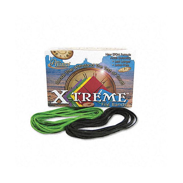 Alliance X-treme File Lime Rubber Bands, 1/8x7, 175/1 Lb Bx ALL02005