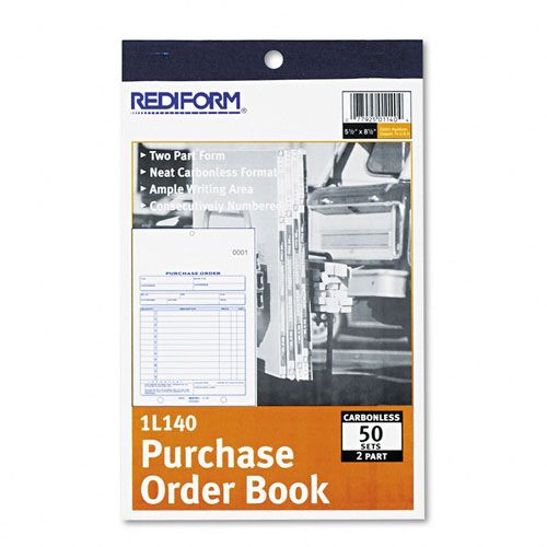 Rediform Carbonless Purchase Order Book with Stop Card