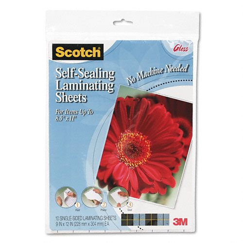 Scotch Self Sealing Laminating Sheets