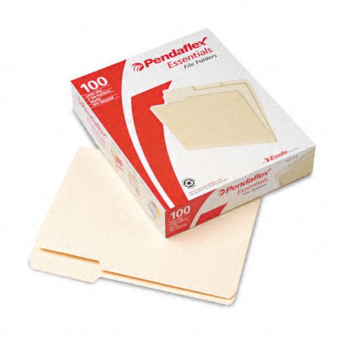Pendaflex Essentials Essentials File Folders 13 Cut Top Tab Letter