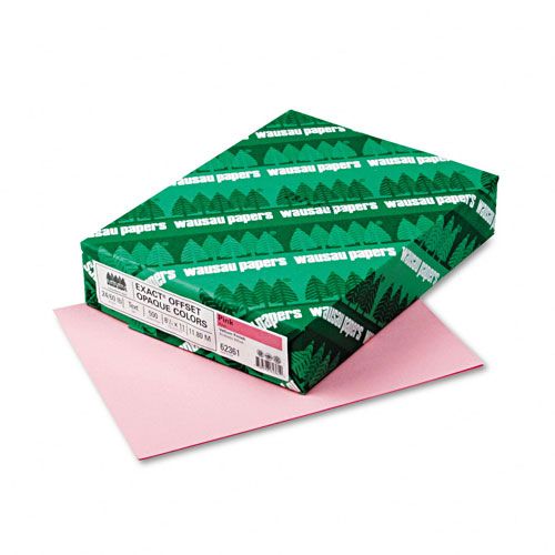 Wausau Paper Exact Offset Opaque Pastel Colored Papers