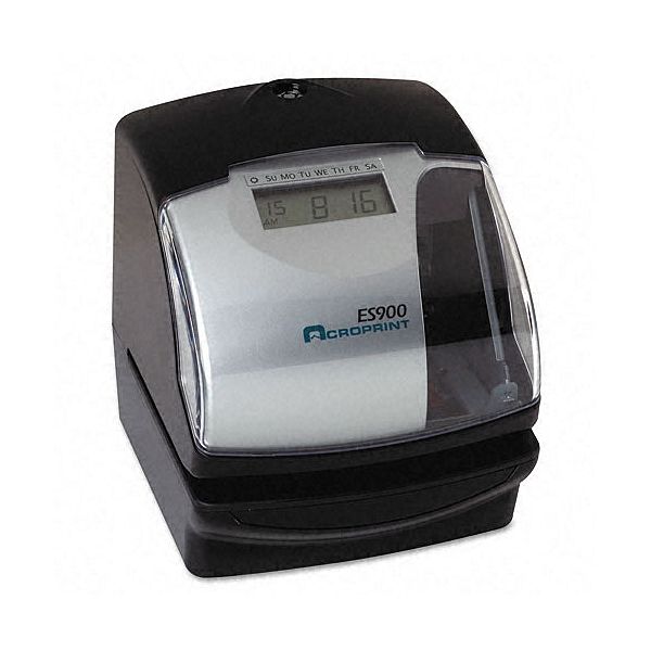 Acroprint Es900 Digital Auto Payroll Recorder/time Clock ACP010209000