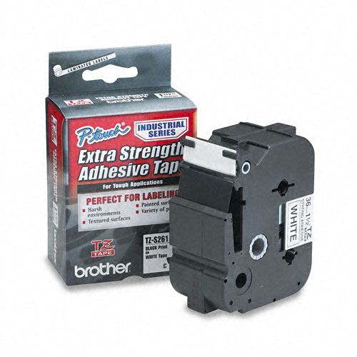 Brother Extra Strength Adhesive Tape 15 Black on White