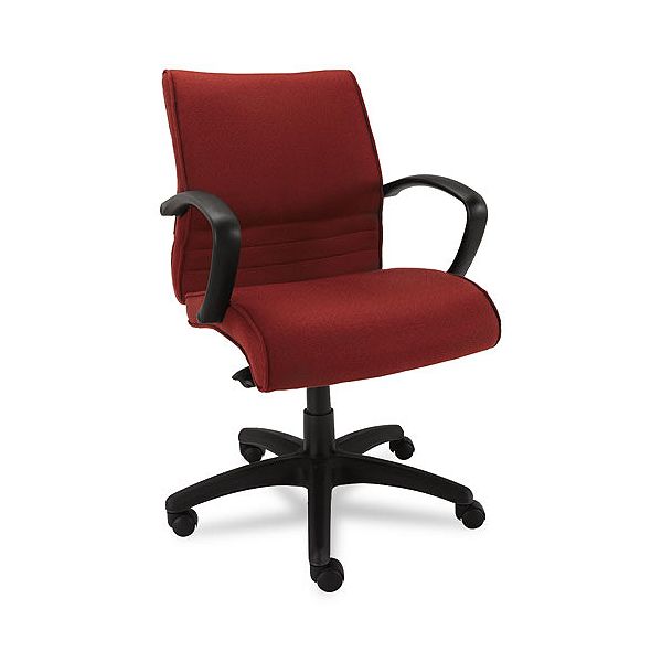 Alera Rici Ii Mid Back Swivel/tilt Chair, Burgundy ALERC42FA30B