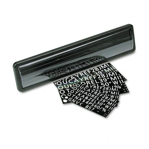Quartet Magnetic WallDesk Nameplate Radius Edge