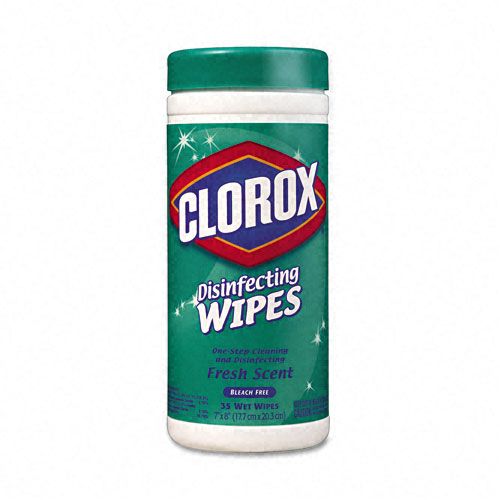 Clorox Fresh Scent Disinfecting Wet Wipes, Cloth, 7 x 8