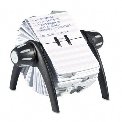Durable TELINDEX Flip Rotary Address Card File