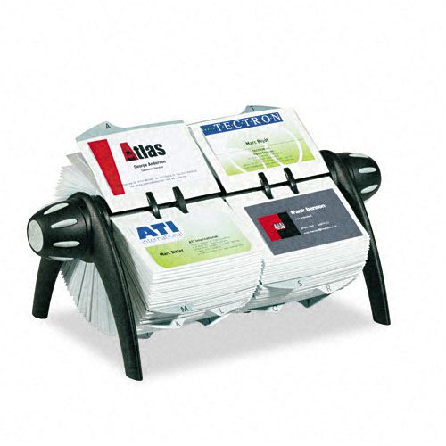 Durable Rotary BusinessAddress Card File Capacity 800