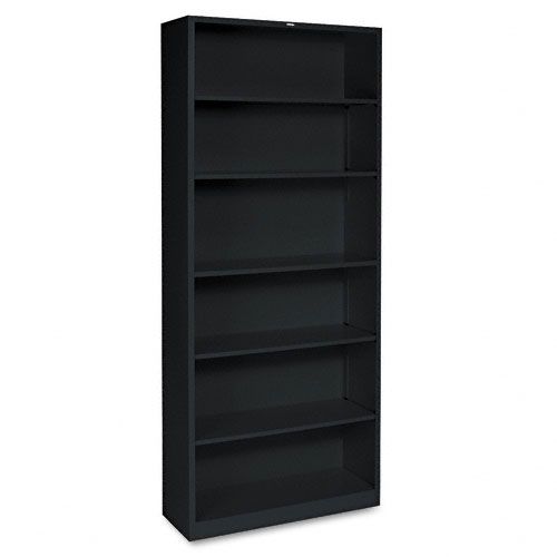 HON Six-Shelf Black Bookcase, 34-1/2 x 12-5/8 x 81-1/8 at Sears.com