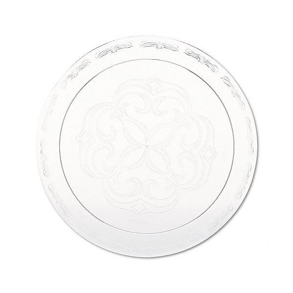 Tablemate Elite Scroll Design Plastic Dinnerware