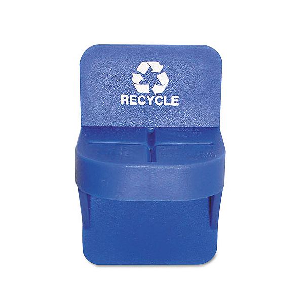 Advantus Trash Bag Cinch, 1 5/8x1 5/8x2 3/16, Blue Recycle AVTTBC6CSRC