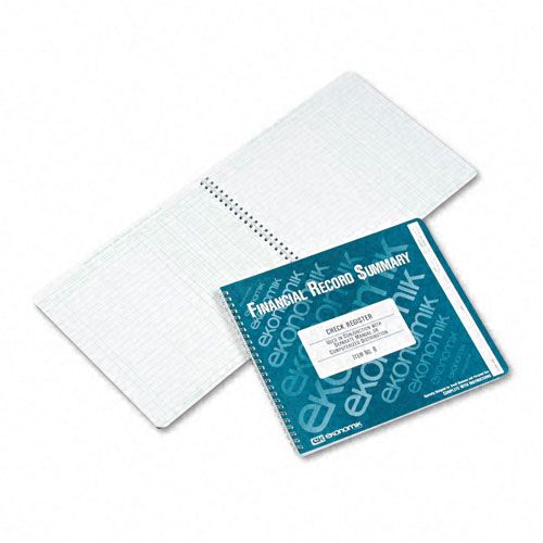 Ekonomik Wirebound Check Registers Accounting Systems