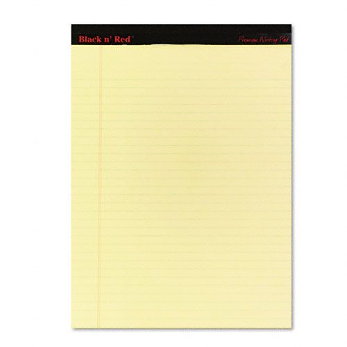 Black n Red Writing Pad Yellow Letter Two 100 Sheet Pads