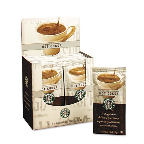 Starbucks Coffee Gourmet Hot Cocoa, 1.25-oz. Packs, 24 Per Box