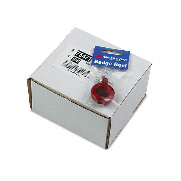 Advantus Translucent Retractable Id Card Reel AVT75471