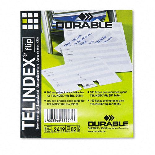 Durable TELINDEX Address Cards
