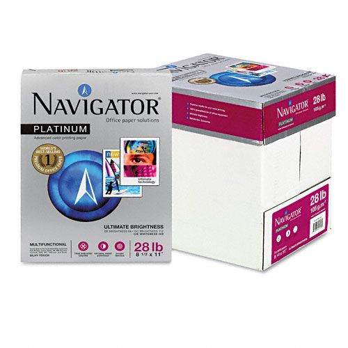 "Office Paper, 99 Brightness, 28lb, 2500 Sheets"