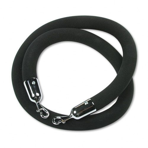 Tatco Crowd Control Rope, Velour, 6 ft., Black at Kmart.com