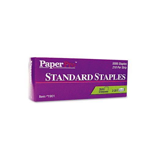 PaperPro Full Strip Standard Office Staples 5000box