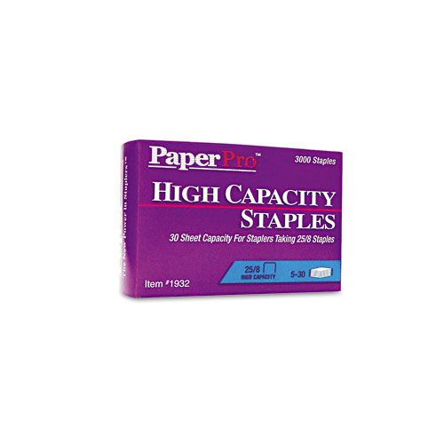 PaperPro 51634 Leg Length High Capacity Staples 3000box