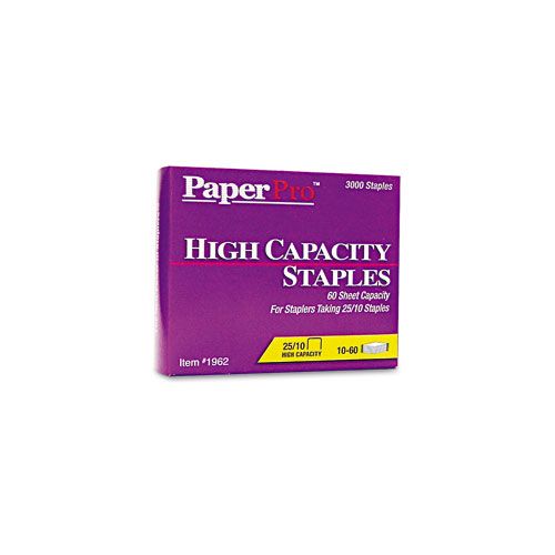 PaperPro 3834 Leg Length High Capacity Staples 3000box