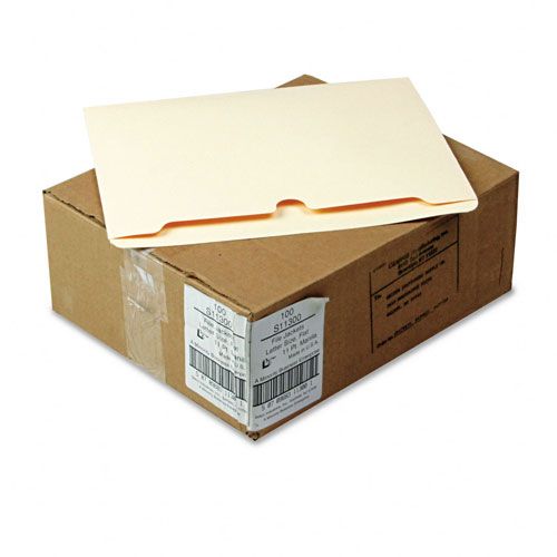 S J Paper File Jackets Letter 11 Pt Manila 100bx