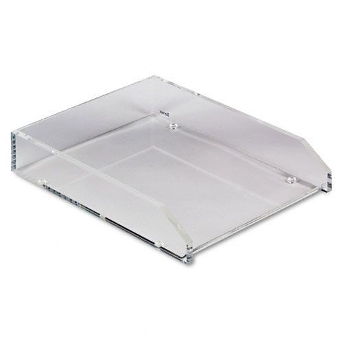 Kantek Single Letter Tray Acrylic Clear