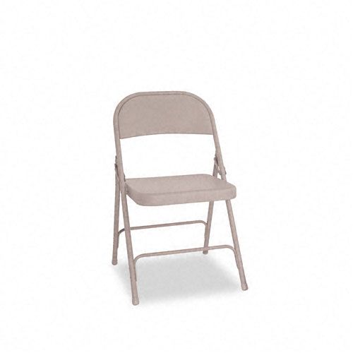 Alera Steel Folding Chair, Tan