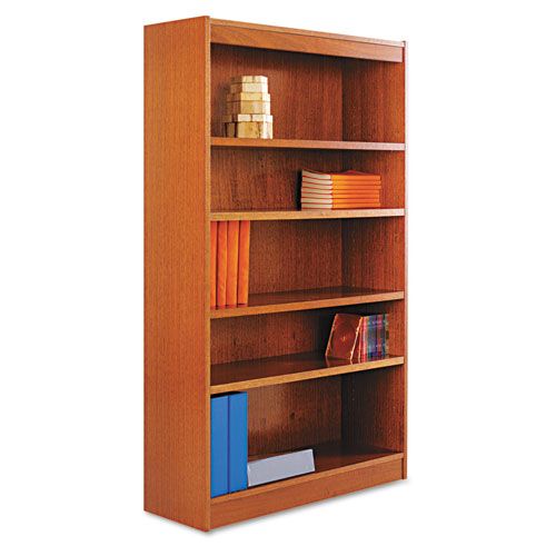 Alera Square Corner Bookcase With Finished Back