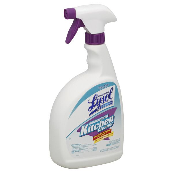 Reckitt Benckiser Lysol Professional Kitchen Cleaner, Antibacterial, Citrus Scent, 32 fl oz (1 qt) 946 ml at Kmart.com