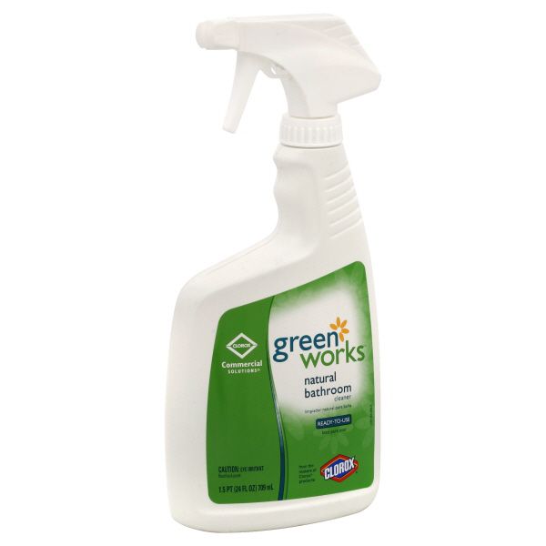 Clorox Bathroom Cleaner, Natural, 24 fl oz (1.5 pt) 709 ml