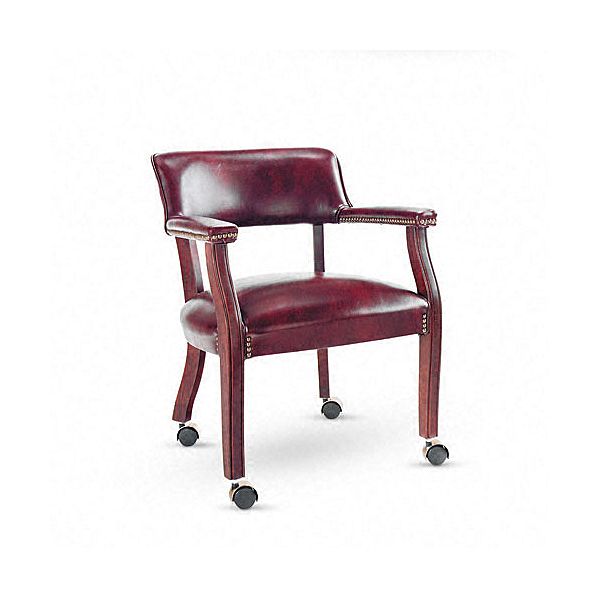 Alera Century Series Guest Arm Chair With Casters ALECE43CVY31MY