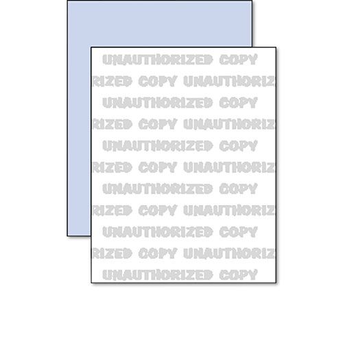 Paris Business Products DocuGard Security Paper Blue 8 12 x 11