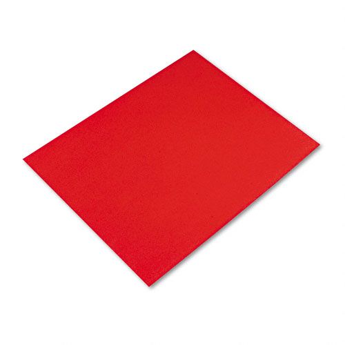 Pacon Peacock Colored Four Ply Poster Board 28 x 22 Red