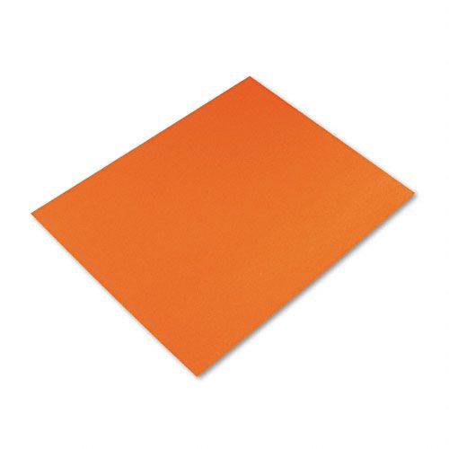 Pacon Peacock Colored Four Ply Poster Board 28 x 22 Orange