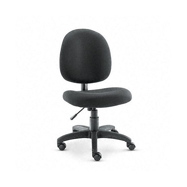 Alera Swivel Task Chair, Acrylic, Black ALEVT48FA10B