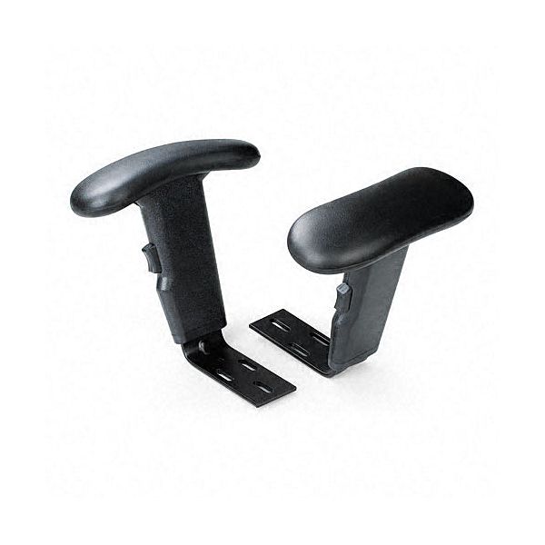 Alera T-arms For Vt48 Series Swivel Task Chairs, Black ALEVT49AKE10B
