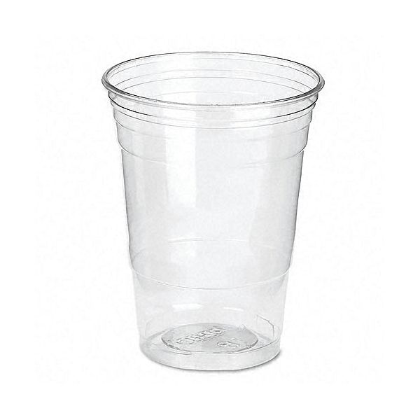 Dixie Clear Plastic PETE Cups, Cold, 16 Ounces