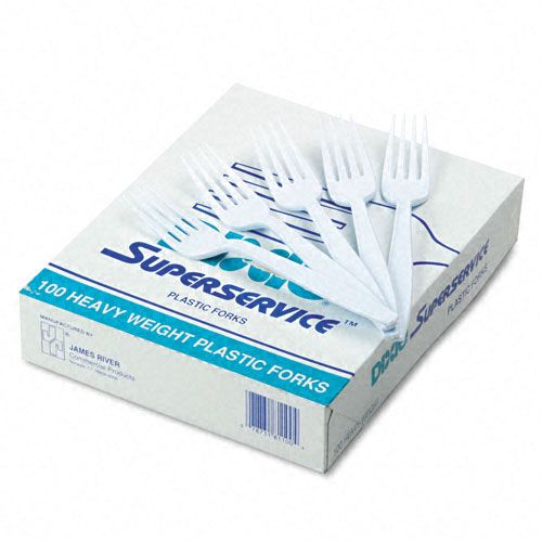 Dixie Plastic Tableware, White Heavyweight Forks, 100/bx at Kmart.com