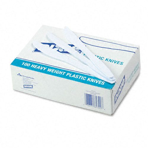 Dixie Plastic Tableware, White Heavyweight Knives 100/bx at Kmart.com